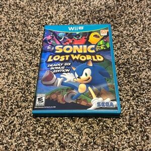 Wii U sonic lost world deadly six bonus edition